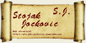 Stojak Jocković vizit kartica